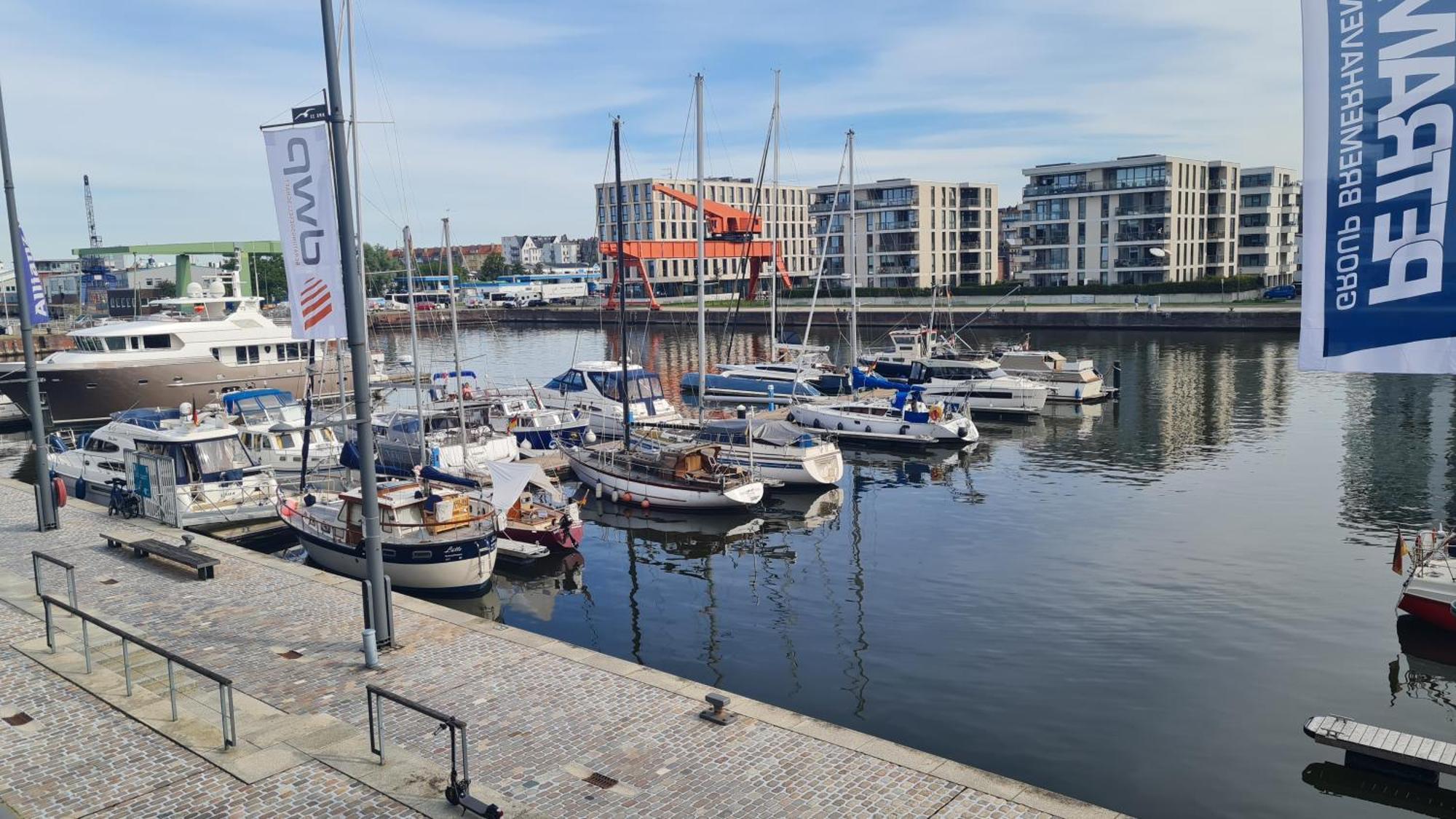 Ferienwohnung Neuer Hafen Marina Bremerhaven Exterior foto